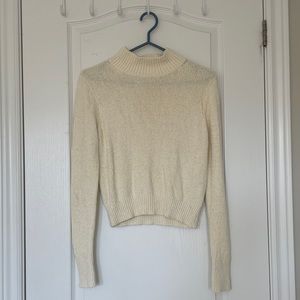 Wilfred cream / beige mock neck sweater
